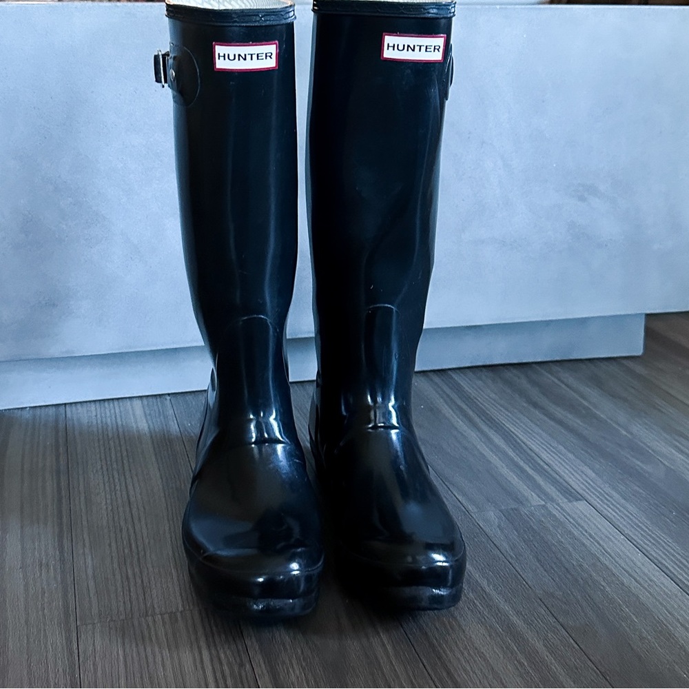 Hunter Boots Original Tall Gloss Rain Boots - 5M / 6F / UE37